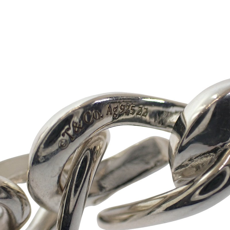 蒂芙尼 TIFFANY&Co. Forge 中型鍊結 72548507 手鍊 銀925 銀色 男女適用【中古】【A級品】