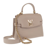 ルイヴィトン LOUIS VUITTON ロックミー・エヴァー MINI M21052 2WAYバッグ ショルダーバッグ グレインカーフレザー グレージュ ゴールド金具 レディース【中古】【Aランク】