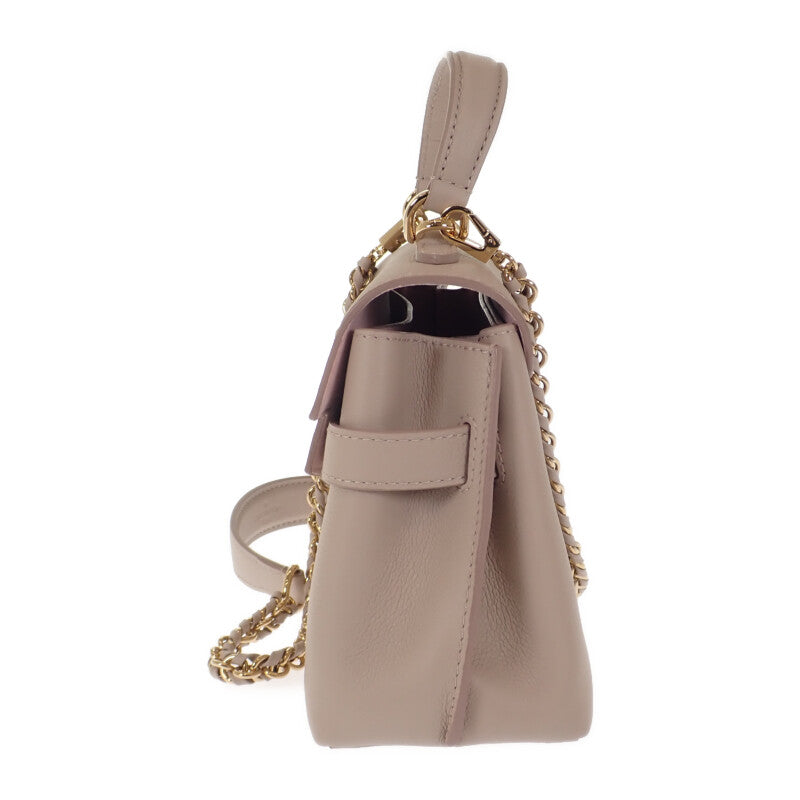 ルイヴィトン LOUIS VUITTON ロックミー・エヴァー MINI M21052 2WAYバッグ ショルダーバッグ グレインカーフレザー グレージュ ゴールド金具 レディース【中古】【Aランク】