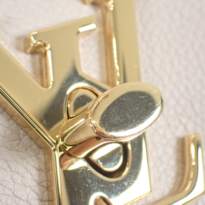 ルイヴィトン LOUIS VUITTON ロックミー・エヴァー MINI M21052 2WAYバッグ ショルダーバッグ グレインカーフレザー グレージュ ゴールド金具 レディース【中古】【Aランク】