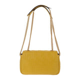 フェンディ FENDI バゲットチェーン ミディ 8BR793_AH9C_F1E8V ショルダーバッグ 2WAYバッグ レザー イエロー ゴールド金具 レディース【中古】【SAランク】