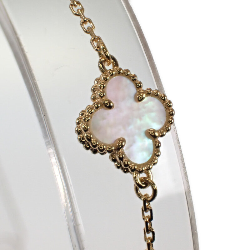 ヴァンクリーフ&アーペル Van Cleef & Arpels スウィートアルハンブラ VCARF68800 ブレスレット K18イエローゴールド マザーオブパール レディース【中古】【Aランク】