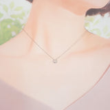 ポンテヴェキオ Ponte Vecchio ホースシュー GL1526N001WDM9H ネックレス Pt850プラチナ Pt999 ダイヤモンド レディース【中古】【Aランク】