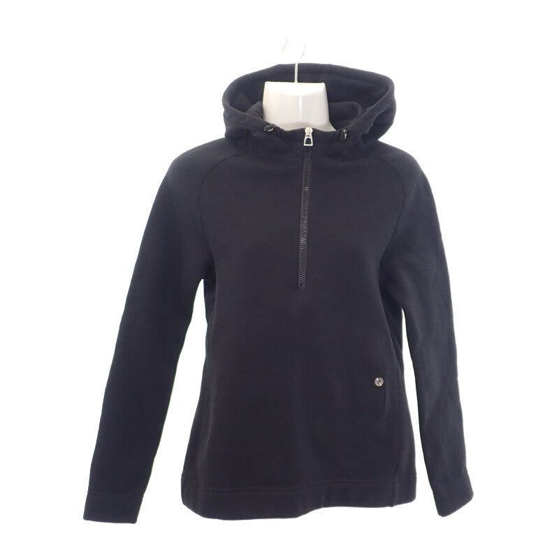 エルメス HERMES フィットスウェット M H800735E_01M パーカー コットン ポリウレタン ブラック レディース【中古】【Aランク】