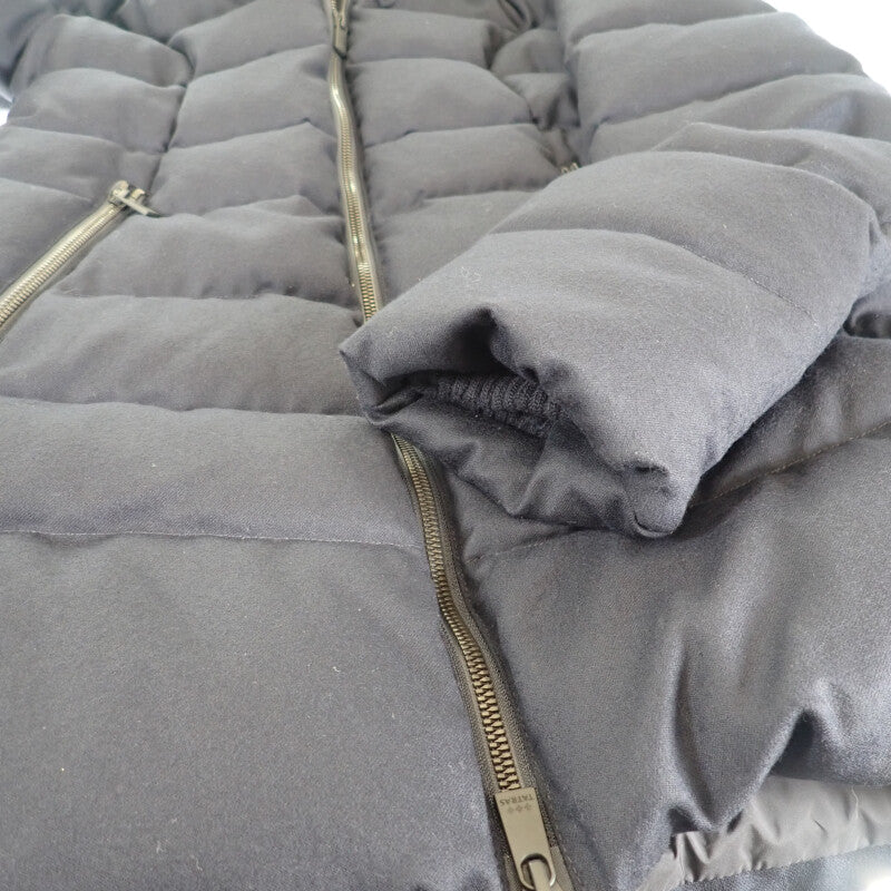 TATRAS CERAMICA 羽絨大衣 LTA9IS4604 羽絨外套 羊毛 尼龍 海軍藍 4 女款【中古】【A級品】