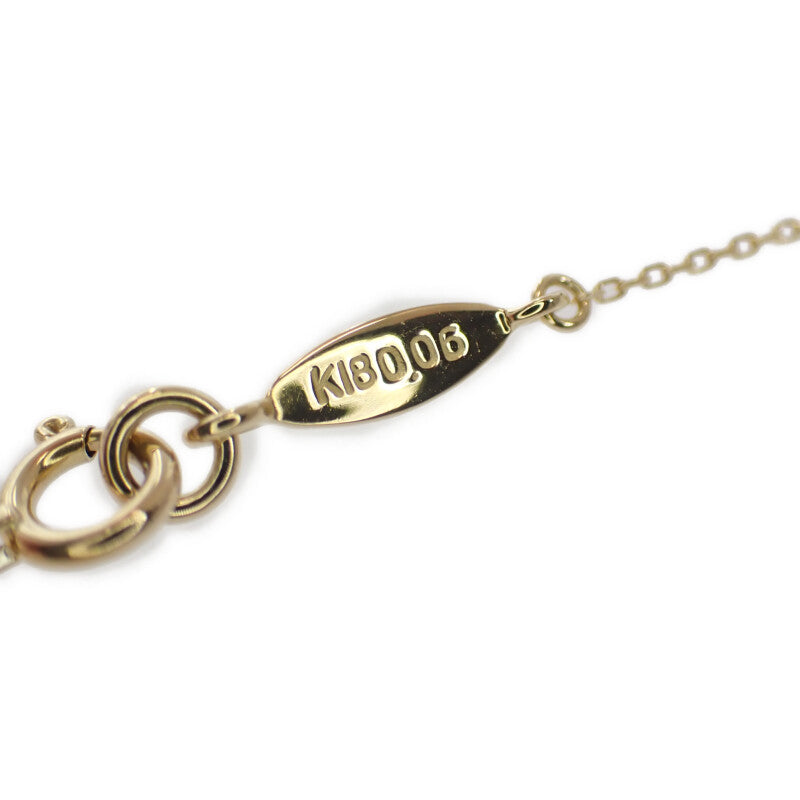 アーカー AHKAH バタフライパヴェ VC0163010100 ネックレス K18イエローゴールド ダイヤモンド レディース【中古】【Aランク】