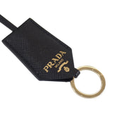 プラダ PRADA シンボル エンブロダイリー ミニバッグ 1BA3552FKLF0Y30 2WAYバッグ ショルダーバッグ ポリエステル サフィアーノ ブラック ベージュ レディース【中古】【Aランク】