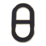 エルメス HERMES シェーヌダンクル H500262FK89 ブローチ ヴォーエプソン メタル ブラック レディース【中古】【Sランク】