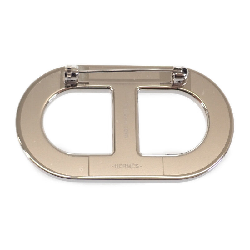 エルメス HERMES シェーヌダンクル H500262FK89 ブローチ ヴォーエプソン メタル ブラック レディース【中古】【Sランク】