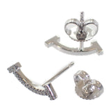 ティファニー TIFFANY&Co. Tスマイル 60150739 ピアス K18ホワイトゴールド ダイヤモンド レディース【中古】【Aランク】