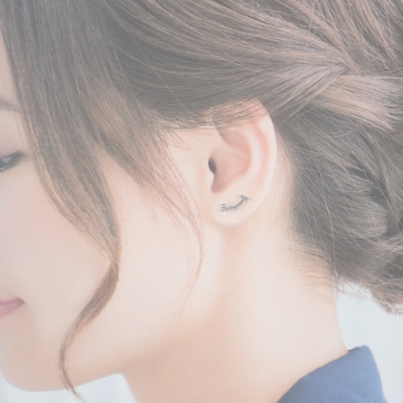 ティファニー TIFFANY&Co. Tスマイル 60150739 ピアス K18ホワイトゴールド ダイヤモンド レディース【中古】【Aランク】