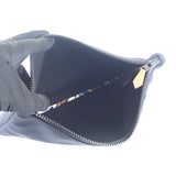 【中古】エルメス HERMES トゥルースフラット MM ネオバン ポーチ ナイロン ポリウレタン ネイビー レディース【ABランク】