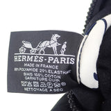【中古】エルメス HERMES トゥルースフラット MM ネオバン ポーチ ナイロン ポリウレタン ネイビー レディース【ABランク】