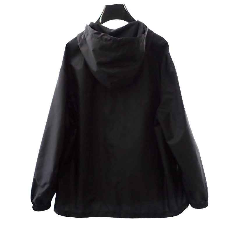 セリーヌ CELINE フロントロゴ アノラックパーカー 2W531495M.38NO マウンテンパーカー ナイロン ブラック 46 メンズ【中古】【ABランク】