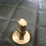 シャネル CHANEL スモール トップハンドル フラップ AS3652 2WAYバッグ ショルダーバッグ キャビアスキン カーキ ゴールド金具 レディース【中古】【Aランク】