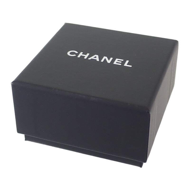 【中古】シャネル CHANEL サークル ココマーク ABC998 ピアス GP ホワイト ブラック B24P刻印 レディース【Aランク】