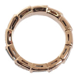 ブルガリ BVLGARI セルペンティ ヴァイパー 11号 52 356630 リング K18ピンクゴールド ダイヤモンド オニキス レディース【中古】【Aランク】