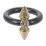 ティファニー TIFFANY&Co. タイタン ファレル ウィリアムス 7号 73469457 リング K18イエローゴールド チタン ダイヤモンド #8 レディース【中古】【Aランク】