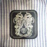 エルメス HERMES シェーヌダンクル 帽子 58 キャスケット カシミヤ ネイビー シルバー金具 レディース【中古】【Aランク】