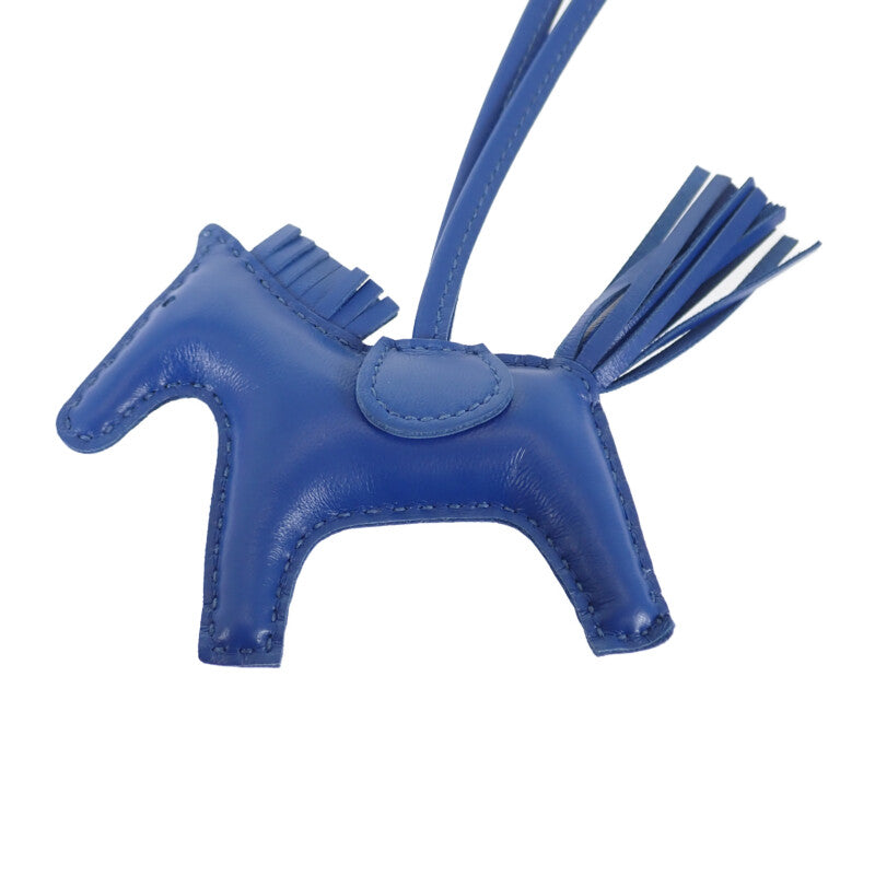 エルメス HERMES ロデオチャームPM バッグチャーム アニョーミロ ブルーフランス ソーブルー レディース メンズ【中古】【Aランク】