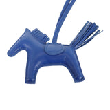 エルメス HERMES ロデオチャームPM バッグチャーム アニョーミロ ブルーフランス ソーブルー レディース メンズ【中古】【Aランク】