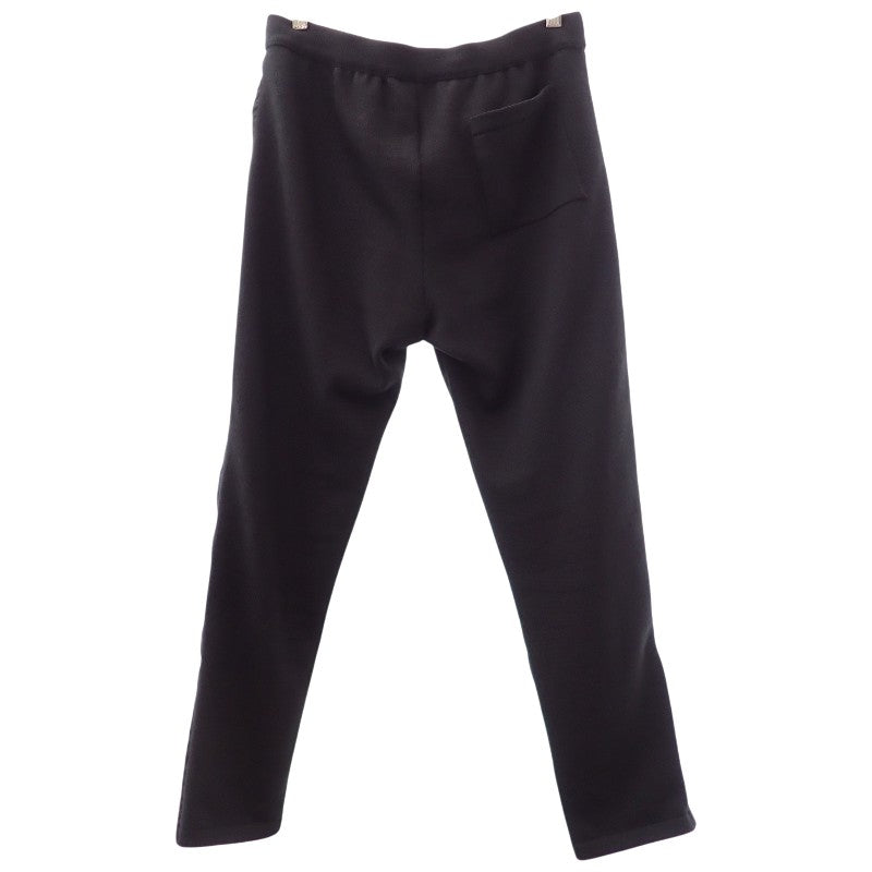 プラダ PRADA ニット切替 ナイロン 48 UMP67 パンツ ウール ナイロン ポリエステル ブラック ブラック金具 メンズ【中古】【ABランク】