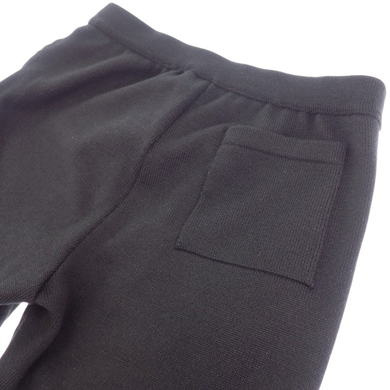 プラダ PRADA ニット切替 ナイロン 48 UMP67 パンツ ウール ナイロン ポリエステル ブラック ブラック金具 メンズ【中古】【ABランク】
