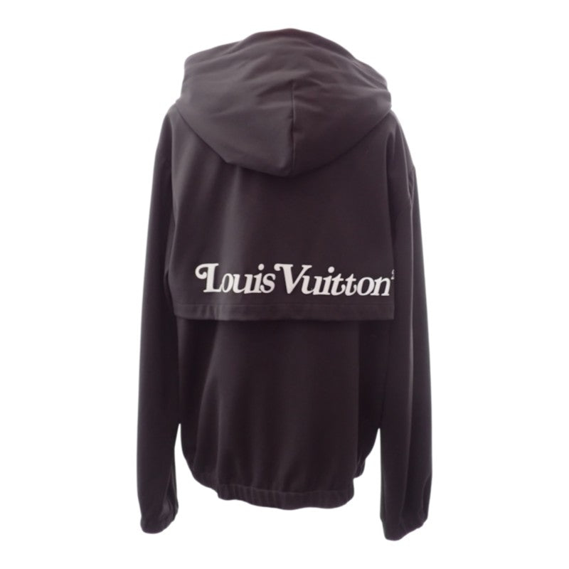 ルイヴィトン LOUIS VUITTON Louis Vuitton × NIGO リフレクティブ LVロゴ ジップアップパーカー L パーカー ポリエステル ナイロン ブラック メンズ【中古】【ABランク】