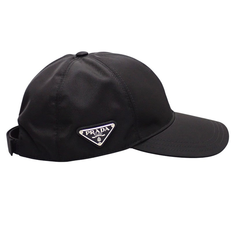 プラダ PRADA ベースボール 2HC274_2DMI_F0002 キャップ ナイロン ブラック メンズ レディース【中古】【Aランク】