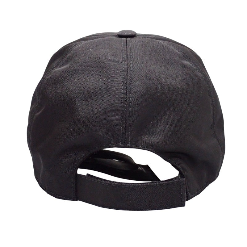 プラダ PRADA ベースボール 2HC274_2DMI_F0002 キャップ ナイロン ブラック メンズ レディース【中古】【Aランク】