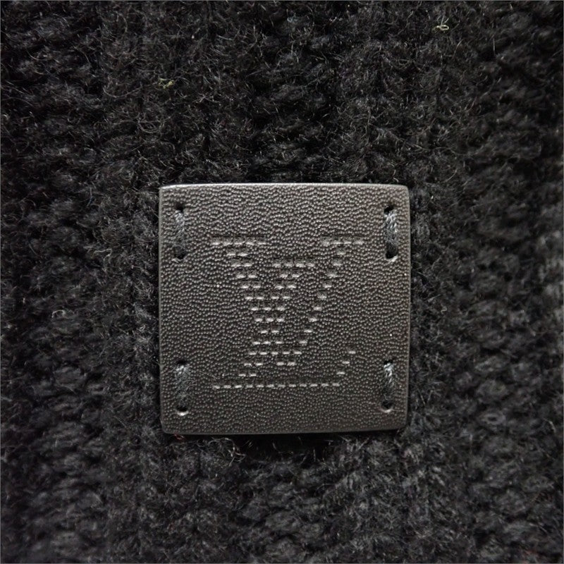 ルイヴィトン LOUIS VUITTON ボネ・ヘルシン ビーニー M74405 ニットキャップ カシミヤ ブラック メンズ【中古】【ABランク】