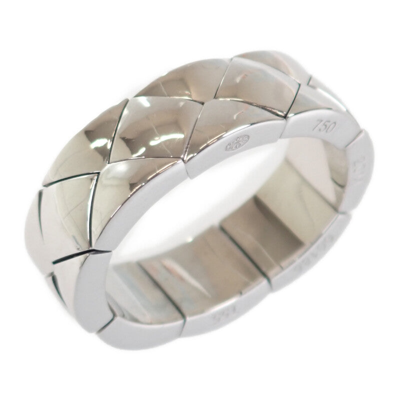 シャネル CHANEL マトラッセ 15.5号 リング K18ホワイトゴールド 55.5 レディース【中古】【Aランク】