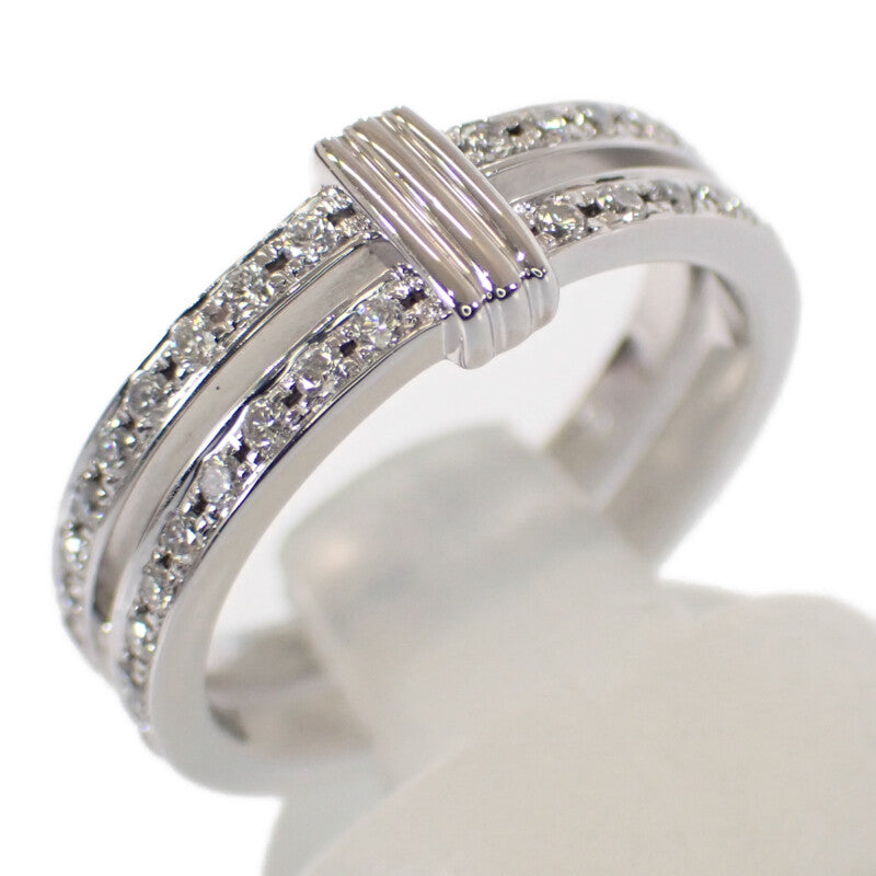 モーブッサン MAUBOUSSIN スプティール・エテルニテ 11号 52 リング K18ホワイトゴールド ダイヤモンド レディース【中古】【Aランク】