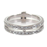 モーブッサン MAUBOUSSIN スプティール・エテルニテ 11号 52 リング K18ホワイトゴールド ダイヤモンド レディース【中古】【Aランク】