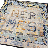 エルメス HERMES カレ90 SUPER SILK QUEST スカーフ シルク ブラック アイボリー レディース ユニセックス【中古】【Sランク】