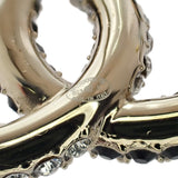 【中古】シャネル CHANEL ココマーク ピアス メタル クリスタル ブラック ゴールド B23K刻印 レディース【ABランク】