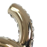 【中古】シャネル CHANEL ココマーク ピアス メタル クリスタル ブラック ゴールド B23K刻印 レディース【ABランク】