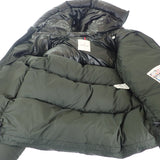 モンクレール MONCLER DAMAVAND GIUBBOTTO 1 H20911A00234_54A81 ダウンジャケット ポリエステル オリーブグリーン カーキ ブラック金具 メンズ【中古】【ABランク】