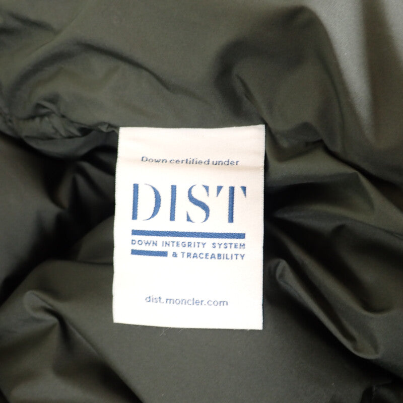 モンクレール MONCLER DAMAVAND GIUBBOTTO 1 H20911A00234_54A81 ダウンジャケット ポリエステル オリーブグリーン カーキ ブラック金具 メンズ【中古】【ABランク】