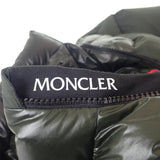 モンクレール MONCLER DAMAVAND GIUBBOTTO 1 H20911A00234_54A81 ダウンジャケット ポリエステル オリーブグリーン カーキ ブラック金具 メンズ【中古】【ABランク】