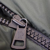 モンクレール MONCLER DAMAVAND GIUBBOTTO 1 H20911A00234_54A81 ダウンジャケット ポリエステル オリーブグリーン カーキ ブラック金具 メンズ【中古】【ABランク】