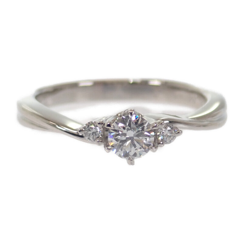 ラザール LAZARE ヴァイン 9号 リング Pt950プラチナ ダイヤモンド レディース【中古】【Aランク】