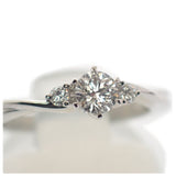 ラザール LAZARE ヴァイン リング Pt950プラチナ 9号 ダイヤモンド レディース【中古】【Aランク】