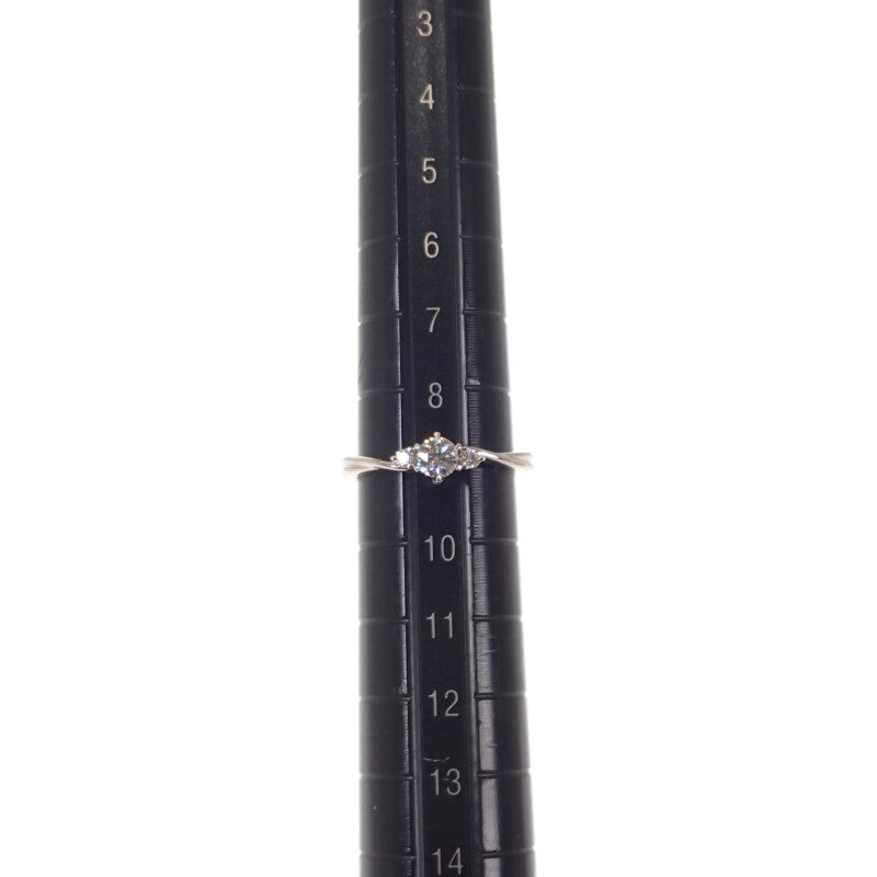 ラザール LAZARE ヴァイン 9号 リング Pt950プラチナ ダイヤモンド レディース【中古】【Aランク】