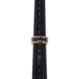 ブルガリ BVLGARI ビーゼロワン 3バンド 10.5号 347045 リング K18ピンクゴールド セラミック ブラック 51 レディース メンズ【中古】【Aランク】