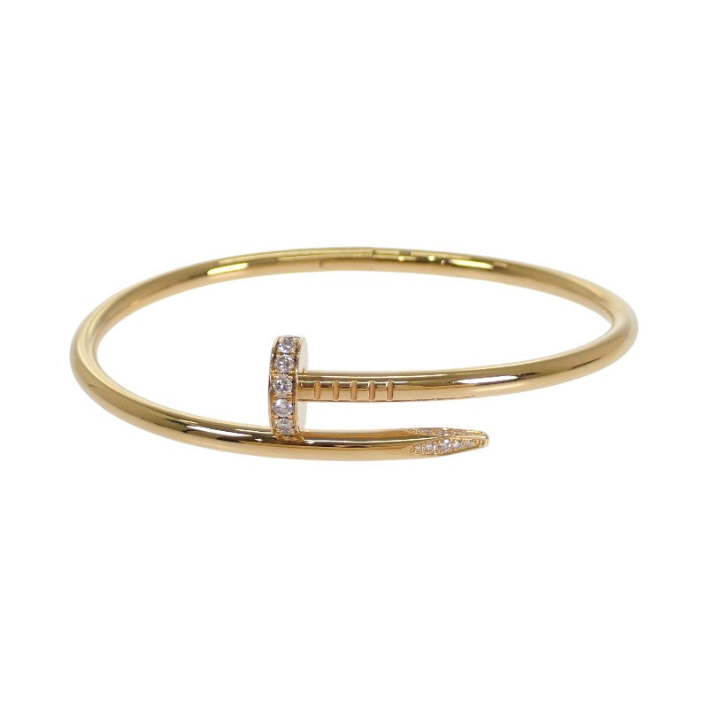 カルティエ CARTIER ジュストアンクル B6048618 ブレスレット K18イエローゴールド ゴールド ダイヤモンド レディース【中古】【Aランク】