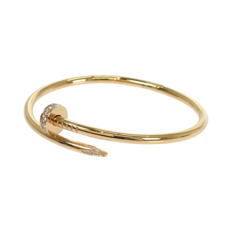 卡地亞 CARTIER Juste Un Clou B6048618 手環 K18黃金 玫瑰金 鑽石 女士【中古品】【A級品】
