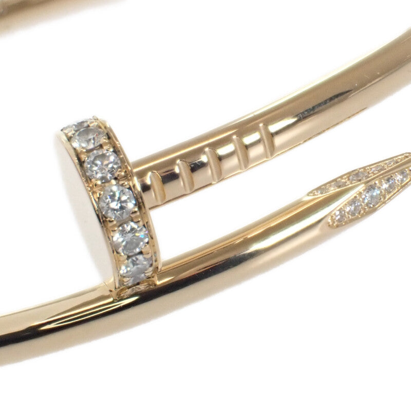 カルティエ CARTIER ジュストアンクル B6048618 ブレスレット K18イエローゴールド ダイヤモンド レディース【中古】【Aランク】