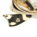 【中古】ミキモト MIKIMOTO リボンパールペンダント ネックレス K18イエローゴールド レディース【Aランク】