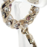 【中古】シャネル CHANEL CC ツイストフープ A23B ピアス メタル ゴールド レディース【ABランク】